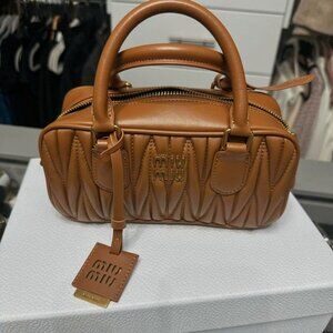 Tan Miu Miu Mini Bag
